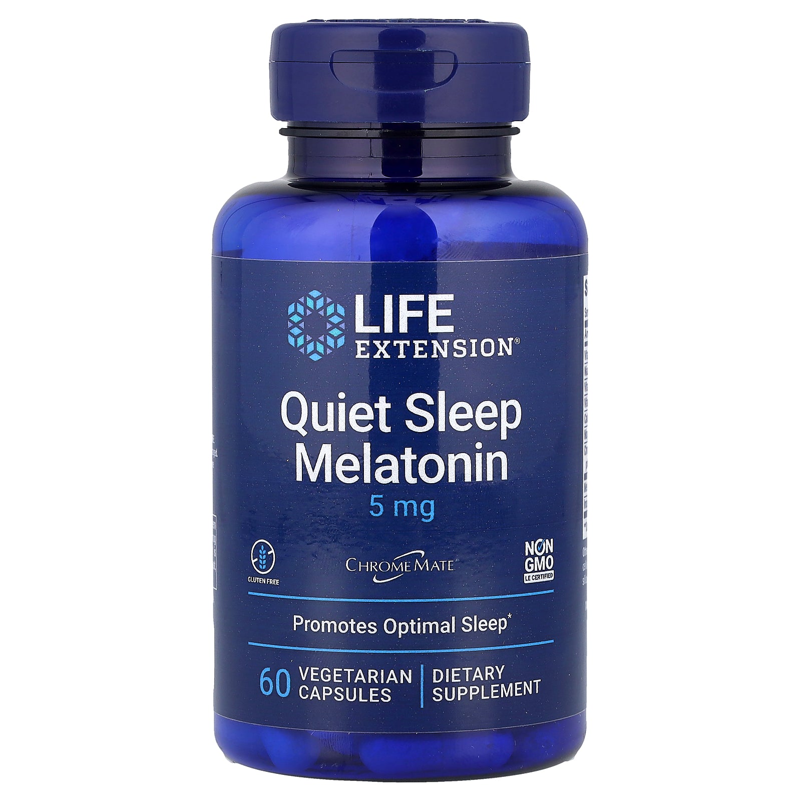 Life Extension, Quiet Sleep Melatonin, 60 Vegetarian Capsules