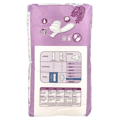 Natracare, Maxi Pads, Organic Cotton Cover, Night, 10 Pads