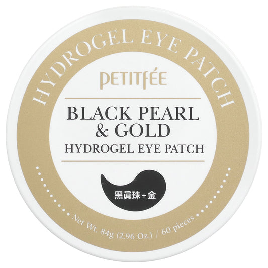 Petitfee, Black Pearl & Gold Hydrogel Eye Patch, 60 Pieces, 2.96 oz (84 g)