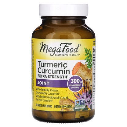 MegaFood, Turmeric Curcumin, Joint, 60 Tablets