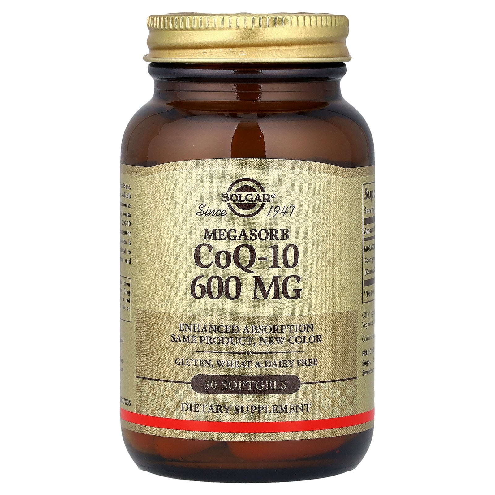 Solgar, Megasorb CoQ-10, 600 mg, 30 Softgels
