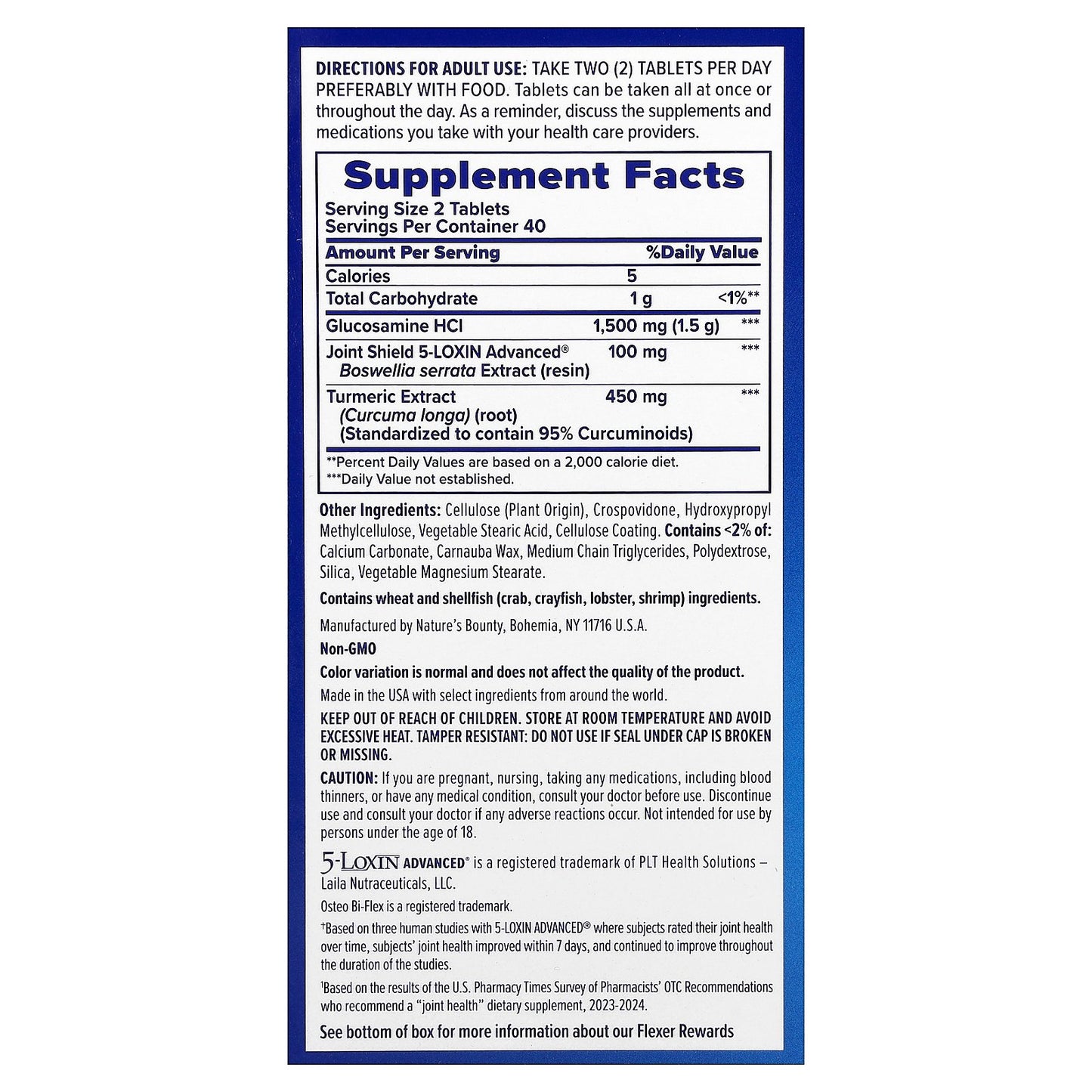 Osteo Bi-Flex, Joint Health, Triple Strength + Turmeric, 80 Coated Tablets