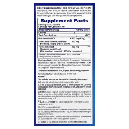 Osteo Bi-Flex, Joint Health, Triple Strength + Turmeric, 80 Coated Tablets