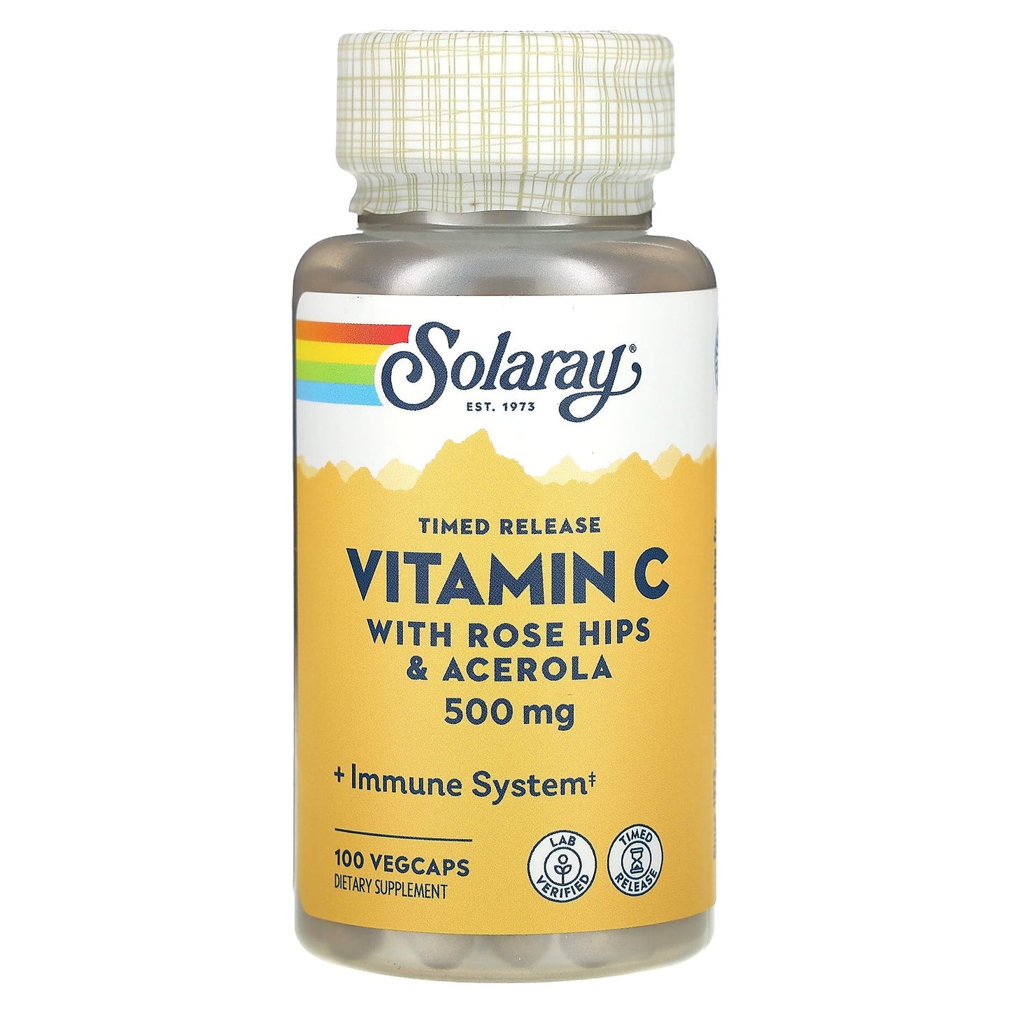 Solaray, Timed Release Vitamin C, 100 VegCaps