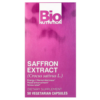 Bio Nutrition, Saffron Extract, 88.5 mg, 50 Vegetarian Capsules