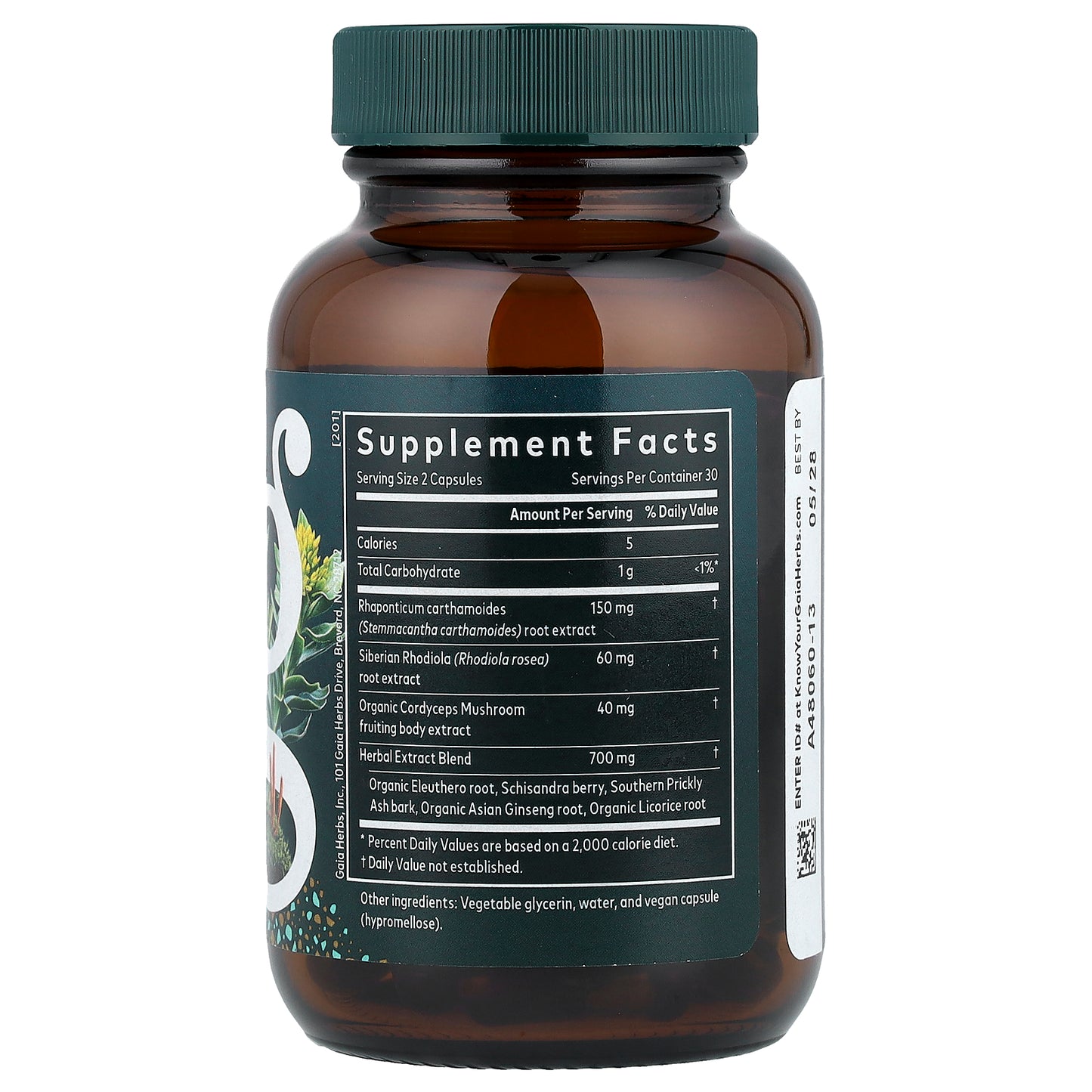 Gaia Herbs, Adrenal Health®, Jump Start, 60 Liquid Phyto-Caps®