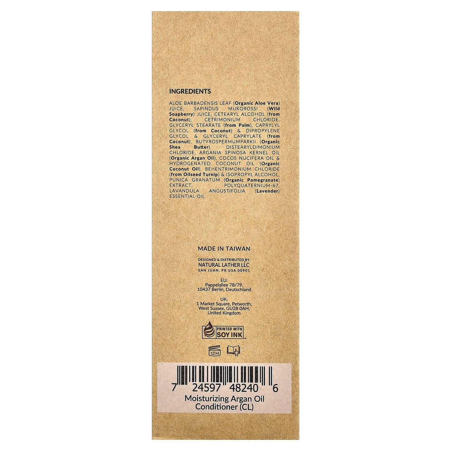 Tree To Tub, Moisturizing Argan Oil Conditioner, For Dry Hair & Sensitive Scalp, Relaxing Lavender , 8.5 fl oz (250 ml)