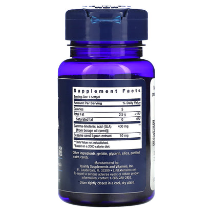 Life Extension, Mega GLA Sesame Lignans, 30 Softgels