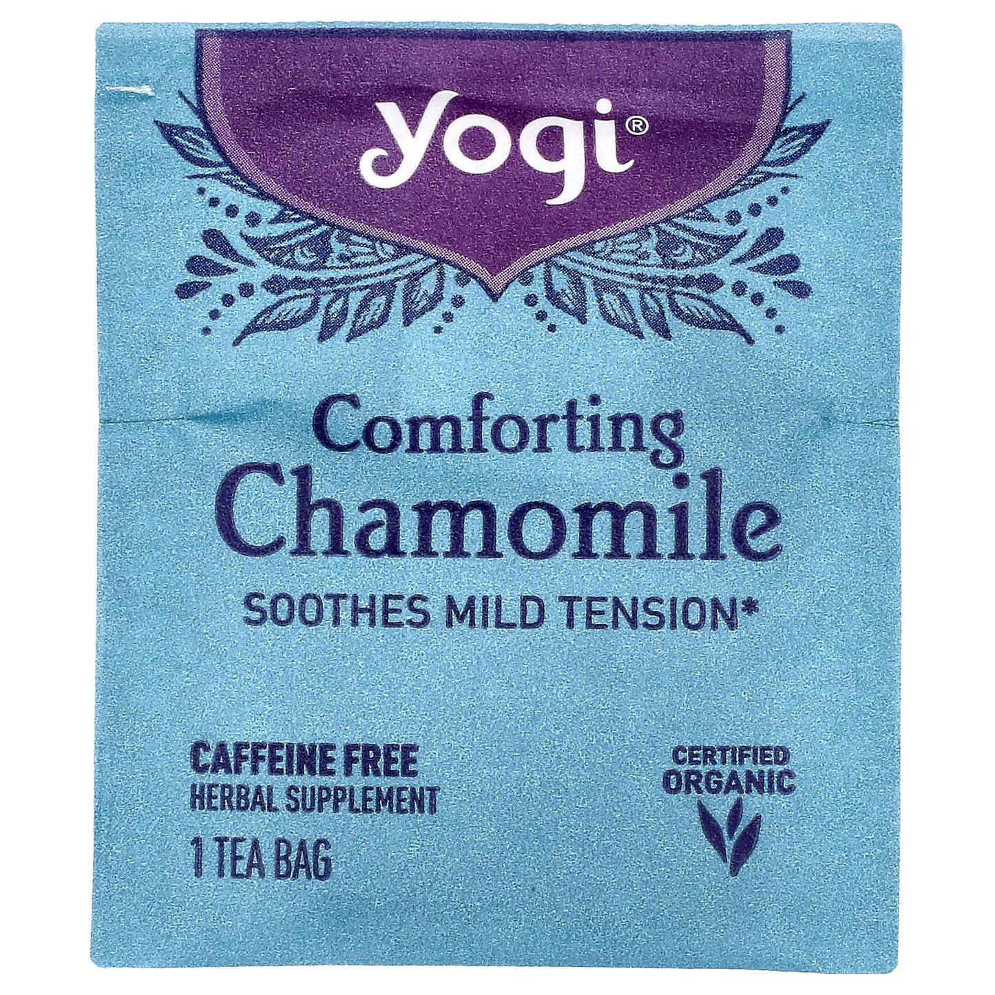 Yogi Tea, Comforting Chamomile, Caffeine Free, 16 Tea Bags, 0.85 oz (24 g)
