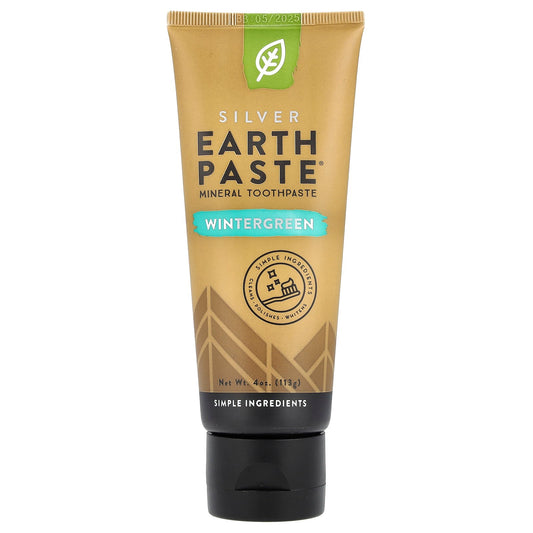 Redmond, Silver Earth Paste®, Mineral Toothpaste, Wintergreen, 4 oz (113 g)