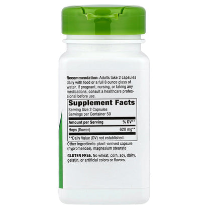 Nature's Way, Hops Flowers, 100 Vegan Capsules (310 mg per Capsule)
