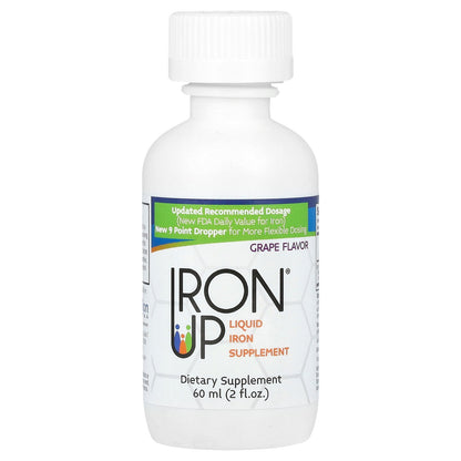 A.C. Grace Company, Iron Up, Liquid Iron Supplement, Grape, 2 fl oz (60 ml)