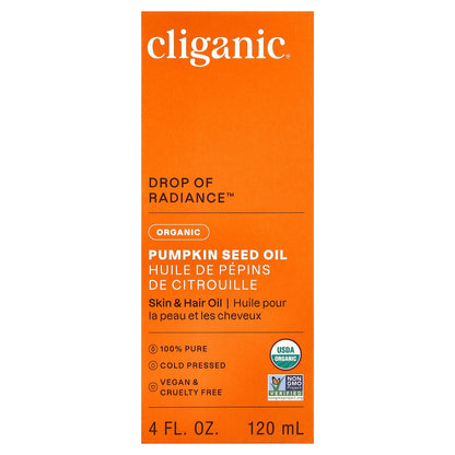 Cliganic, Organic Pumpkin Seed Oil, 4 fl oz (120 ml)