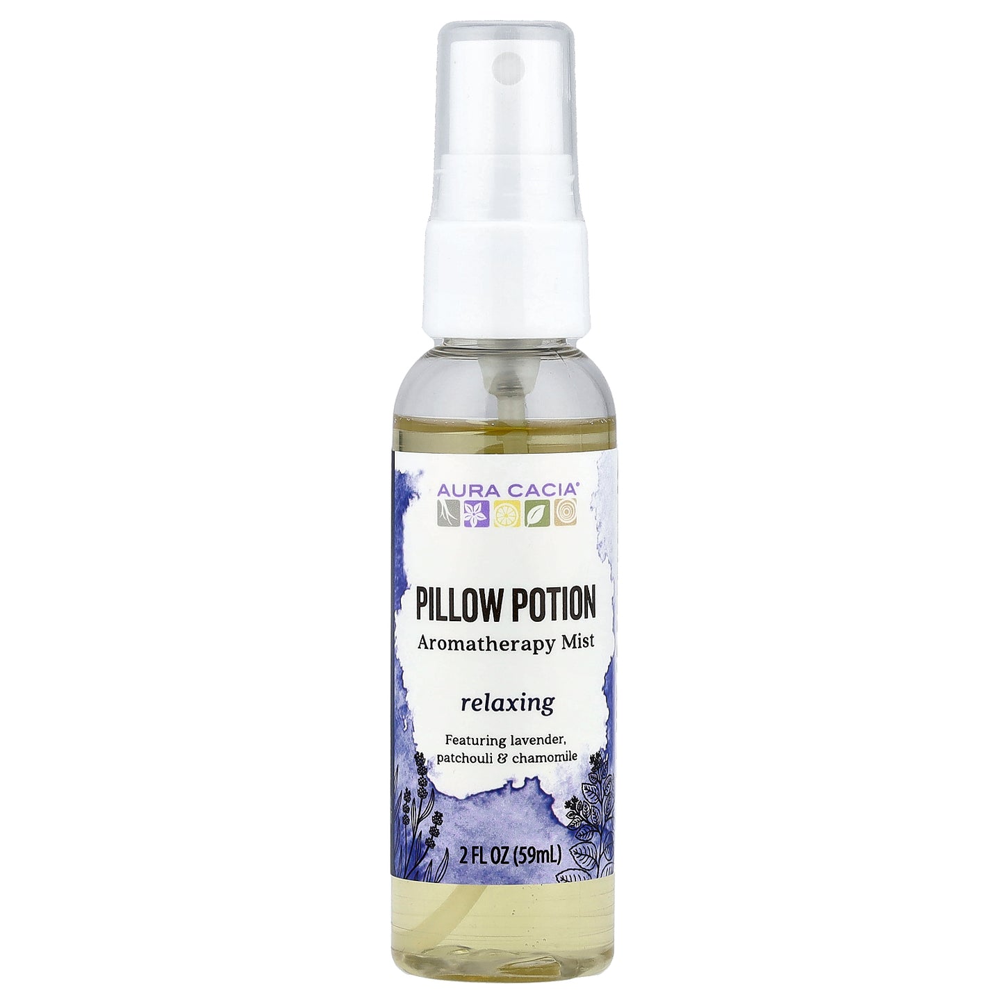 Aura Cacia, Pillow Potion, Aromatherapy Mist, Relaxing , 2 fl oz (59 ml)