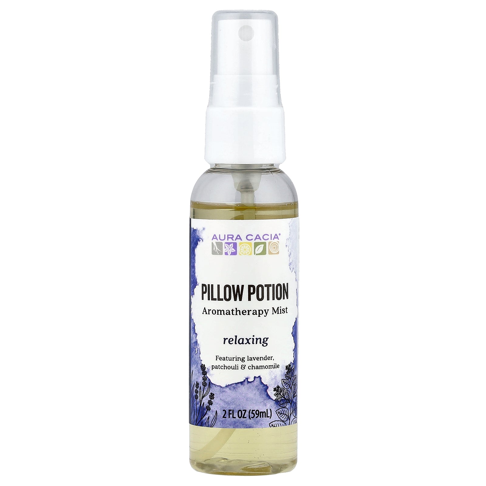 Aura Cacia, Pillow Potion, Aromatherapy Mist, Relaxing , 2 fl oz (59 ml)