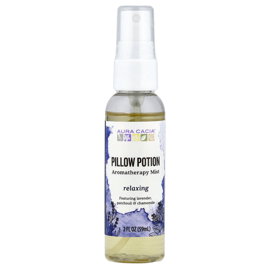 Aura Cacia, Pillow Potion, Aromatherapy Mist, Relaxing , 2 fl oz (59 ml)