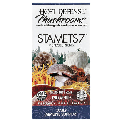 Host Defense, Mushrooms™, STAMETS 7®, 120 Capsules