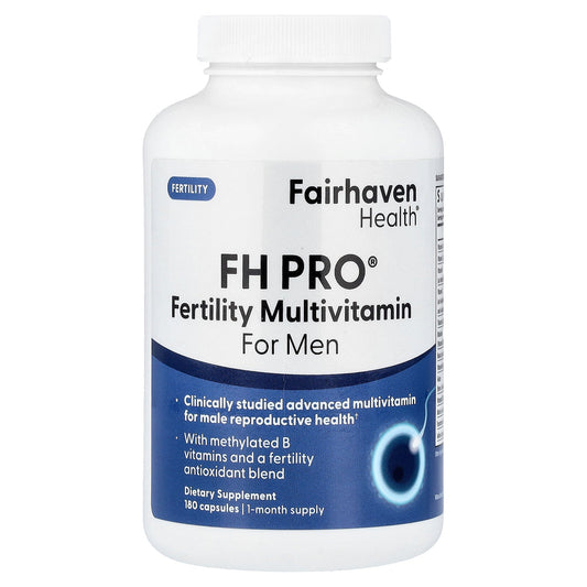 Fairhaven Health, FH Pro® Fertility Multivitamin for Men, 180 Capsules