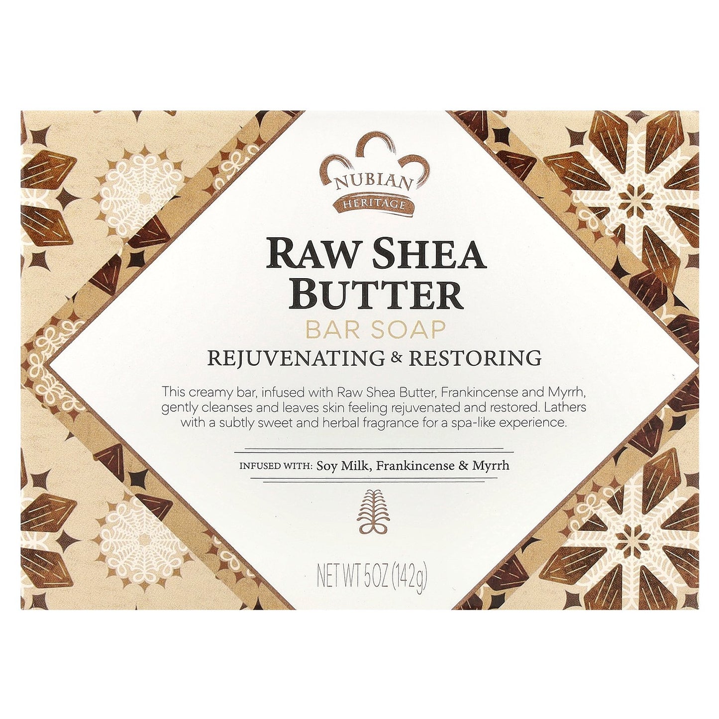Nubian Heritage, Raw Shea Butter Bar Soap, 5 oz (142 g)