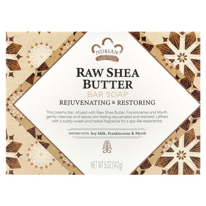 Nubian Heritage, Raw Shea Butter Bar Soap, 5 oz (142 g)