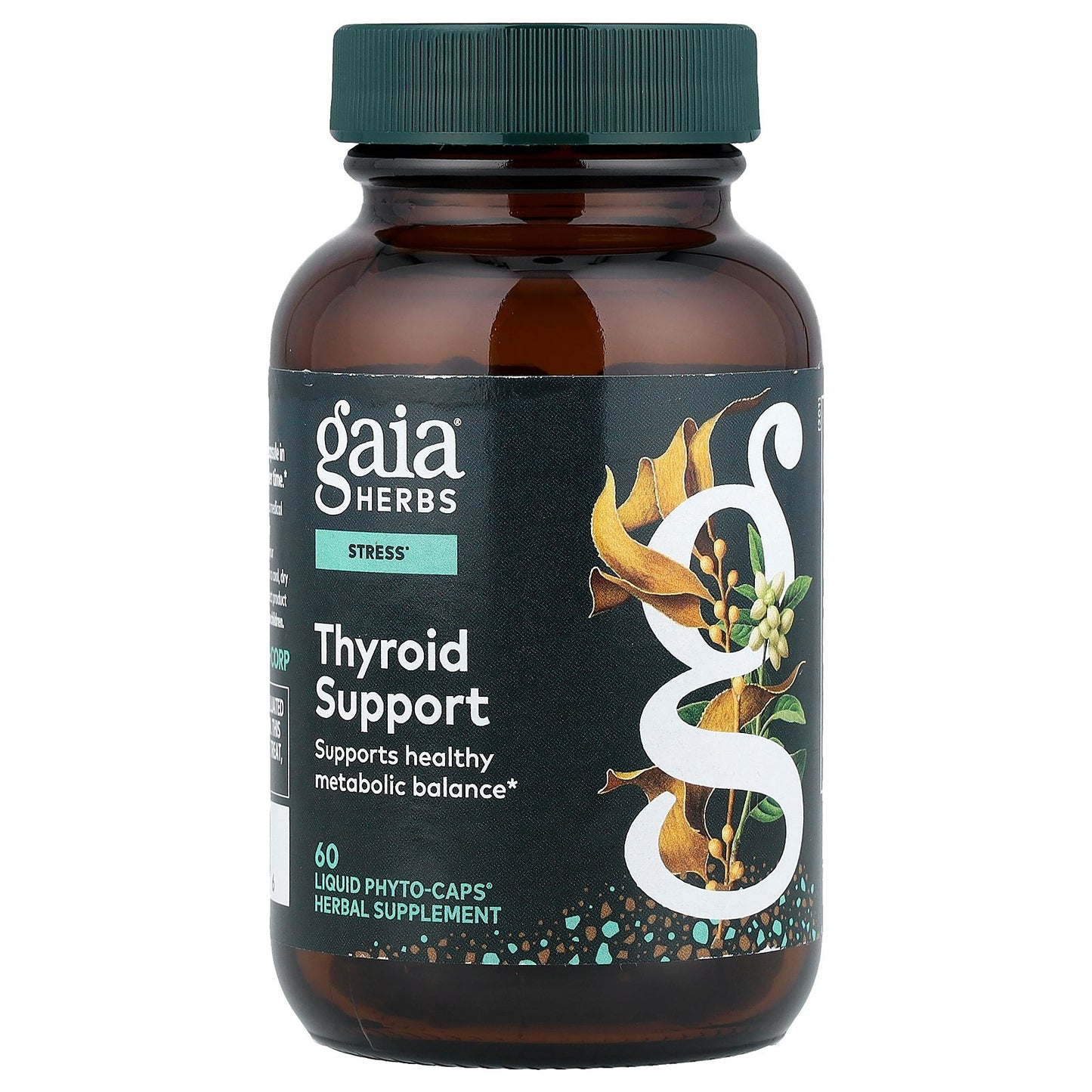 Gaia Herbs, Thyroid Support, 60 Liquid Phyto-Caps®