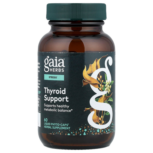 Gaia Herbs, Thyroid Support, 60 Liquid Phyto-Caps®