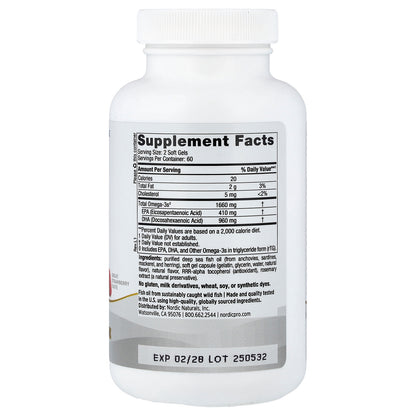 Nordic Naturals, ProDHA Xtra™, Strawberry, 120 Soft Gels