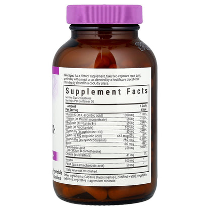 Bluebonnet Nutrition, Stress B-Complex, 100 Vegetable Capsules