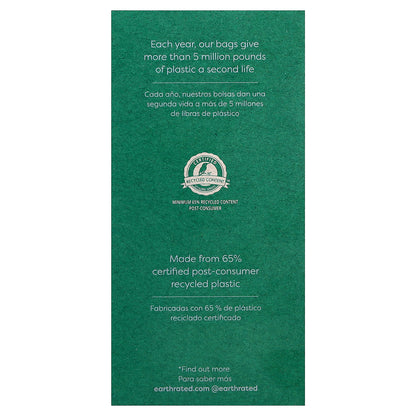 Earth Rated, Poop Bags, Lavender, 8 Rolls