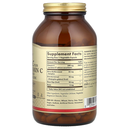 Solgar, Ester-C®, Plus Vitamin C, 500 mg, 250 Vegetable Capsules