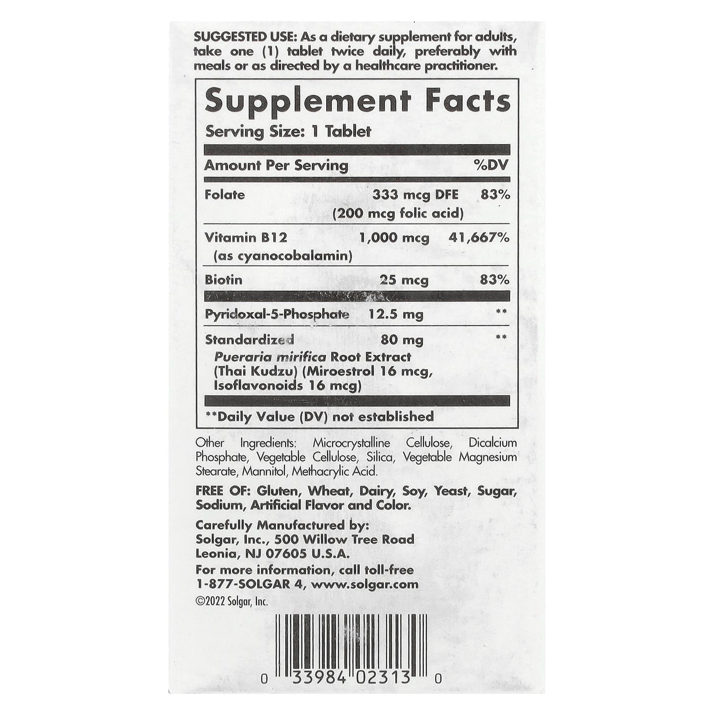 Solgar, Women's Balancing Formula, 60 Tablets