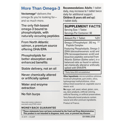 Terry Naturally, Vectomega®, 60 Tablets