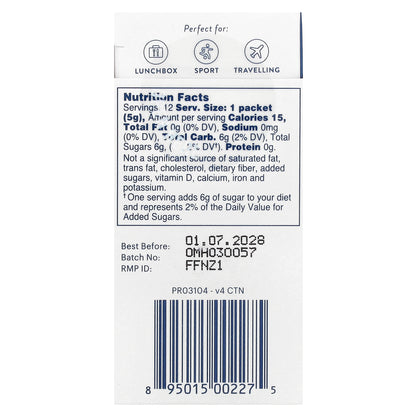 Manuka Health, Manuka Honey On-The-Go, UMF 6+, MGO 115+, 12 Packets, 0.176 oz (5 g) Each