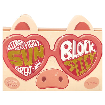 Elizavecca, Milky Piggy, Sun Great Block Stick, SPF 50+ PA+++, 0.78 oz (22 g)
