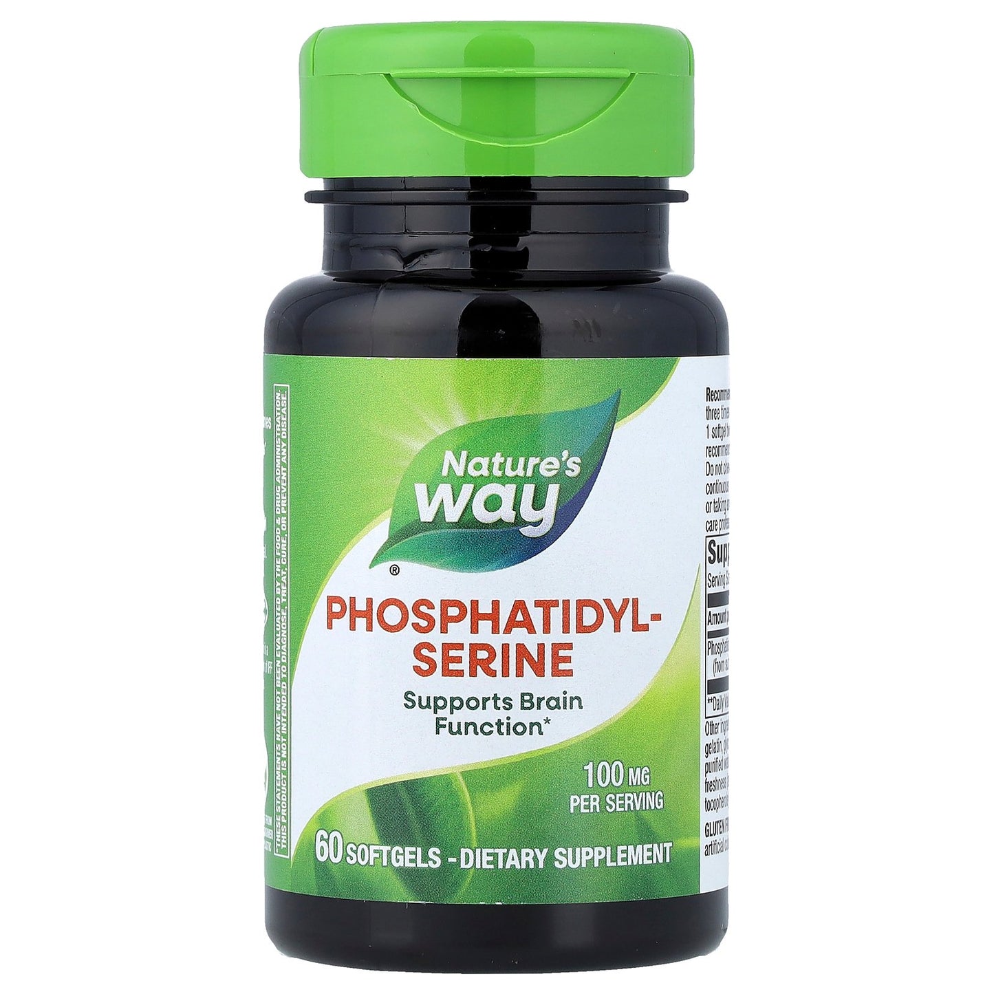 Nature's Way, Phosphatidylserine, 100 mg, 60 Softgels
