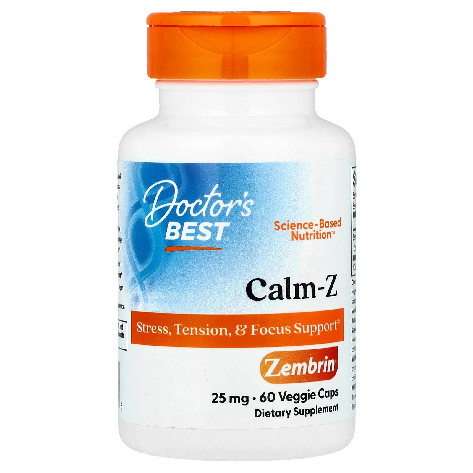 Doctor's Best, Calm-Z , 25 mg, 60 Veggie Caps