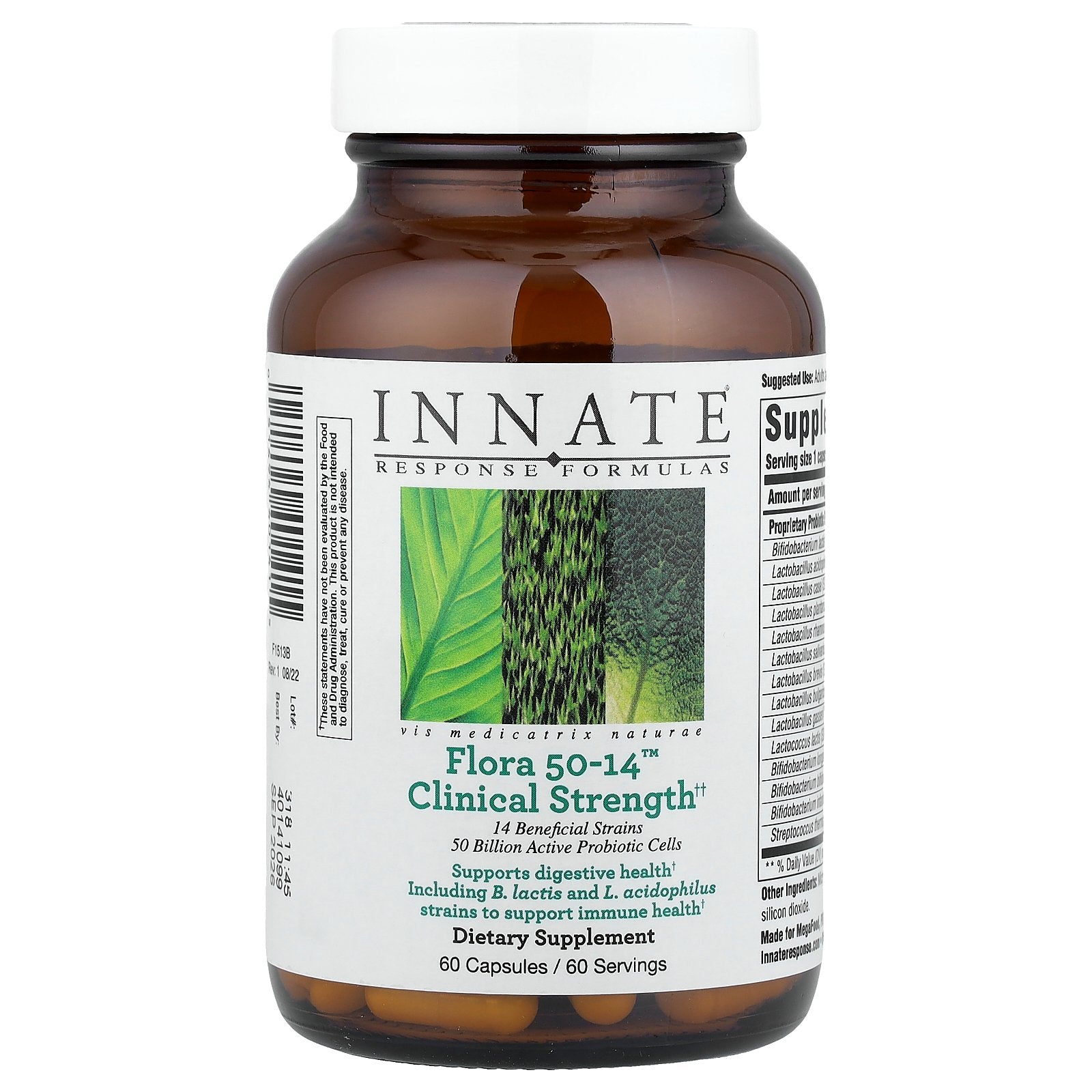 Innate Response Formulas, Flora 50-14™, Clinical Strength, 60 Capsules