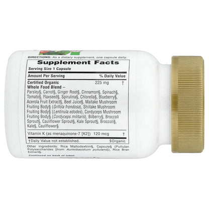 NaturesPlus, Source of Life® Garden, Vitamin K2, 60 Vegan Capsules