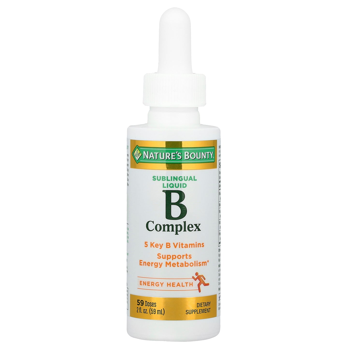 Nature's Bounty, B-Complex, Sublingual Liquid, 2 fl oz (59 ml)