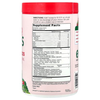 Country Farms, Super Greens, Alkalizing Formula, Berry, 10.6 oz (300 g)