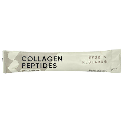 Sports Research, Collagen Peptides, Unflavored, 20 Single Packets, 0.39 oz (11 g) Each