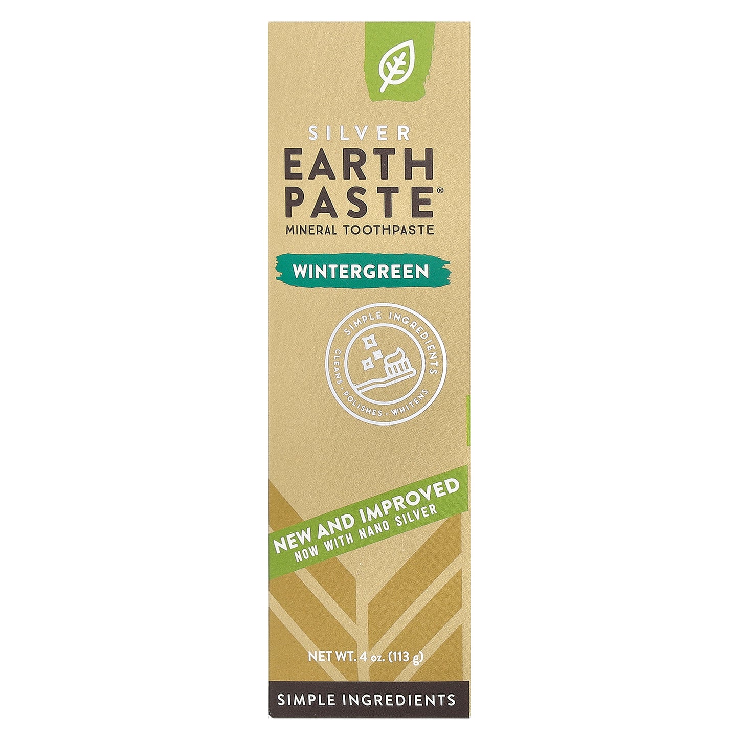 Redmond, Silver Earth Paste®, Mineral Toothpaste, Wintergreen, 4 oz (113 g)