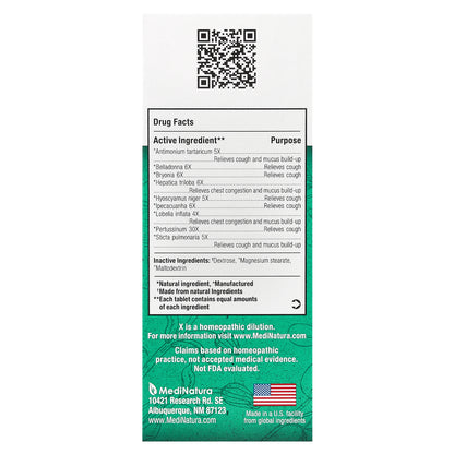 MediNatura, BHI, Mucus Relief, 100 Tablets