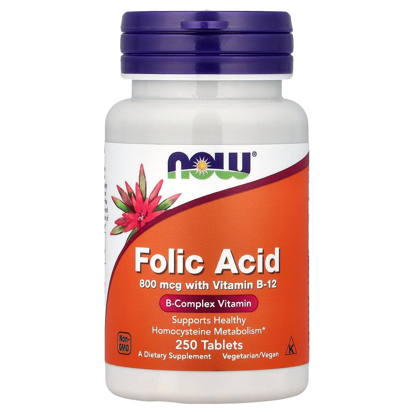 NOW Foods, Folic Acid, 250 Tablets