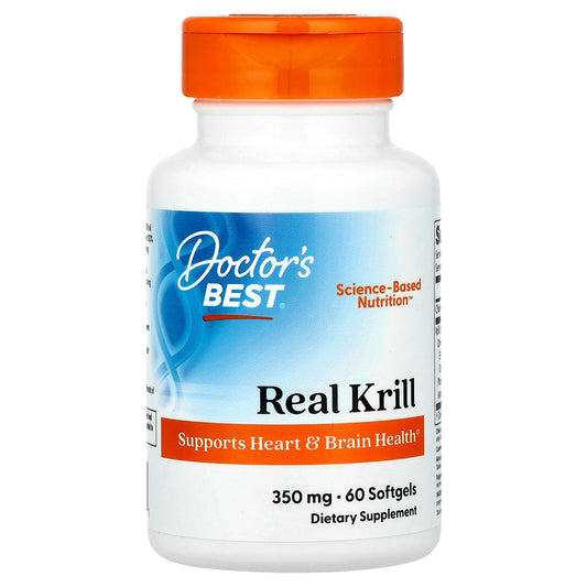 Doctor's Best, Real Krill, 60 Softgel