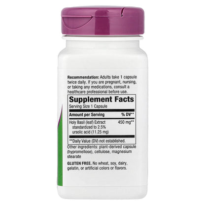 Nature's Way, Holy Basil, 450 mg, 60 Vegan Capsules