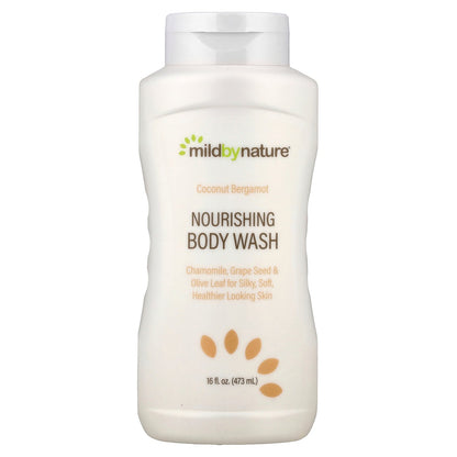 Mild By Nature, Nourishing Body Wash, Coconut Bergamot, 16 fl oz (473 ml)