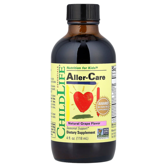 ChildLife Essentials, Aller-Care, Natural Grape, 4 fl oz (118 ml)