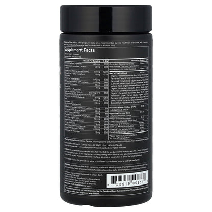 Codeage, Men's Fermented Multivitamin, 120 Vegetable Capsules