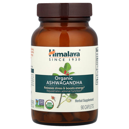Himalaya, Organic Ashwagandha, 90 Caplets
